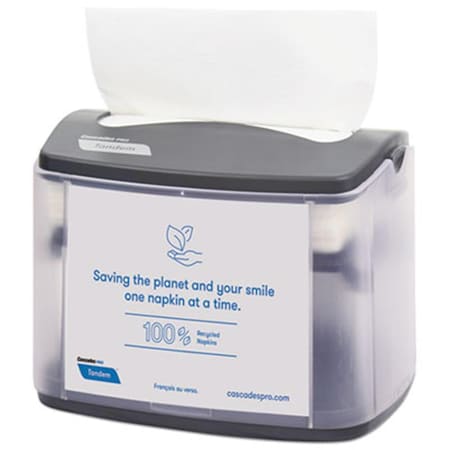 Latestluxury CS  Tandem Tabletop Napkin Dispenser - Gray LA3751819